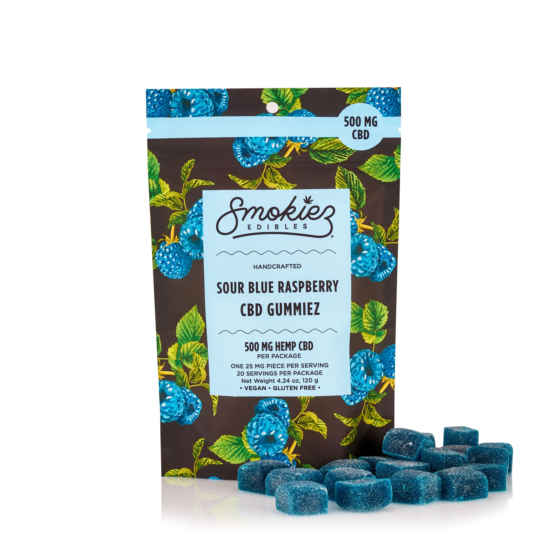 Sour Blue Raspberry CBD Gummies